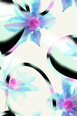 抽象印花华亿平台图片