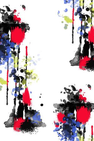 抽象印花华亿平台图片