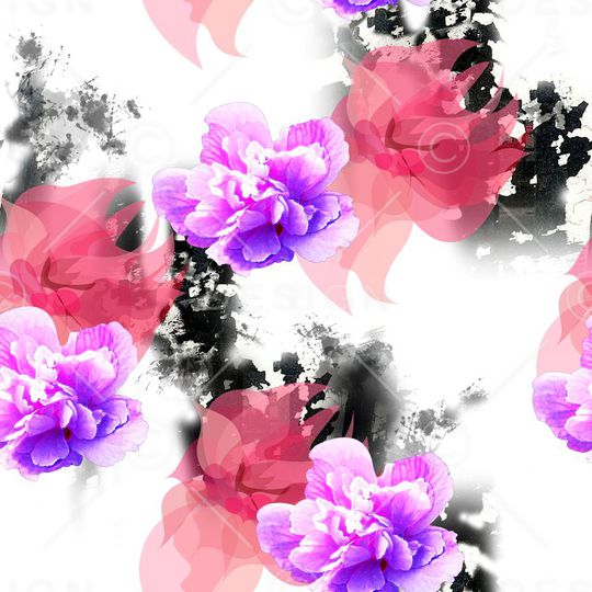 抽象印花华亿平台图片