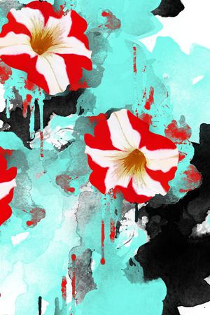 抽象印花华亿平台图片