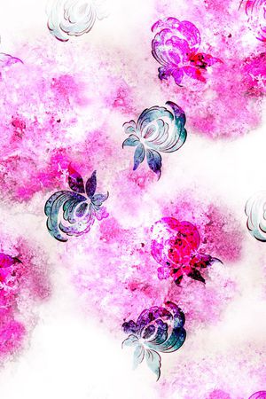 花瓣印花华亿平台图片