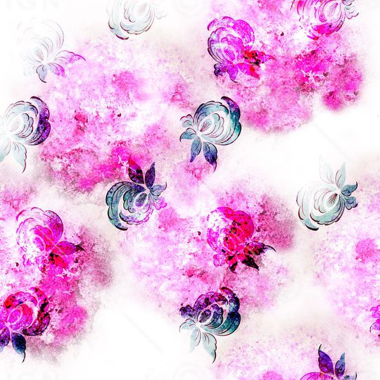 花瓣印花华亿平台图片