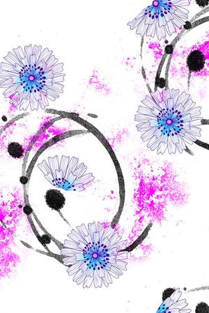 抽象印花华亿平台图片