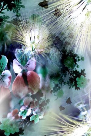 绿色印花华亿平台图片