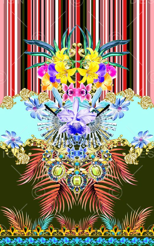 流行印花华亿平台图片