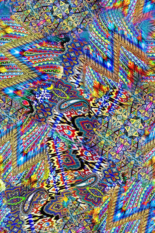 民族风印花华亿平台图片