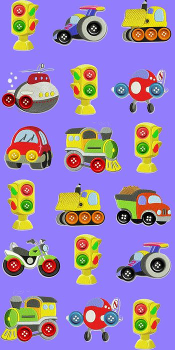 417791-时尚 儿童 画稿 卡通 贴布  数