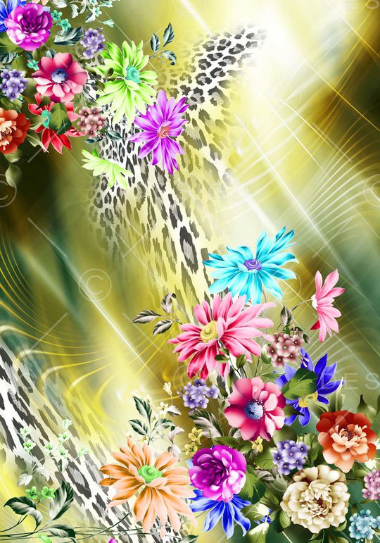 豹纹印花华亿平台图片