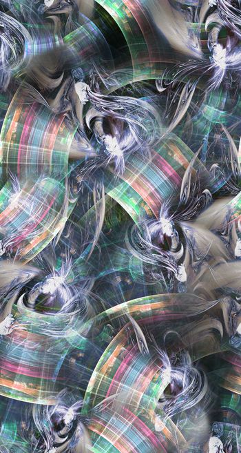 417830-抽象拉丝 光影 服装 机理 炫彩 