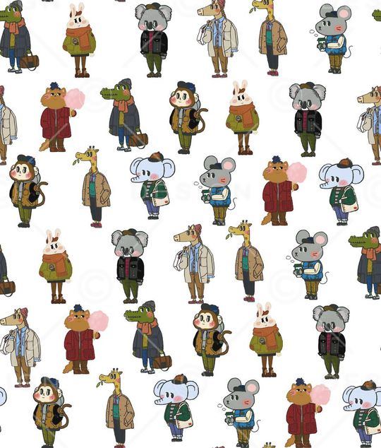 动物印花华亿平台图片