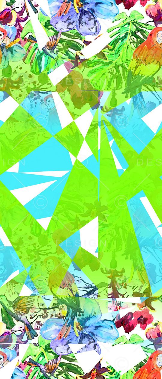 几何印花华亿平台图片