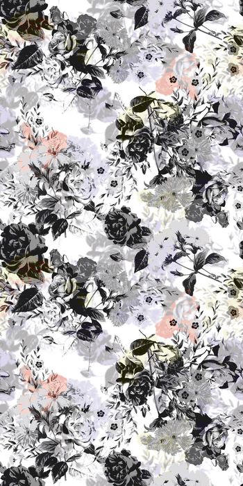 418061-花卉印花壁纸地毯服装华亿平台家纺华亿平台图