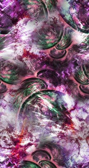 418080-抽象 圆形 炫彩 波浪 光晕 服装