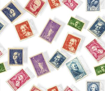 418097-复古时尚邮票衬衫华亿平台