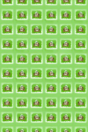 卡通动物印花华亿平台图片