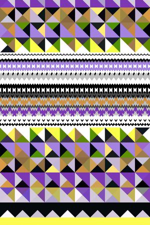 几何印花华亿平台图片