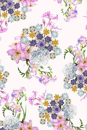 甜美 清新印花华亿平台图片