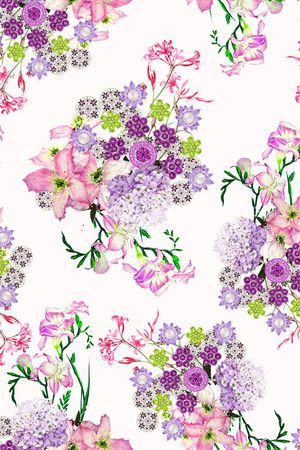 甜美 清新印花华亿平台图片