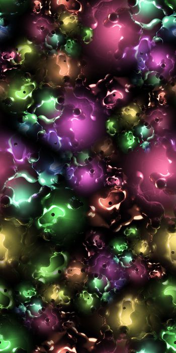 418285-数码 抽象色彩 立体 碎块 波点 