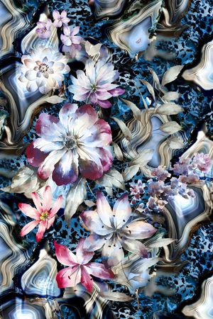 豹纹印花华亿平台图片