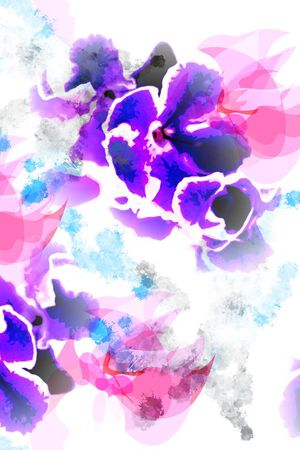 抽象印花华亿平台图片