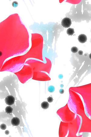 抽象印花华亿平台图片