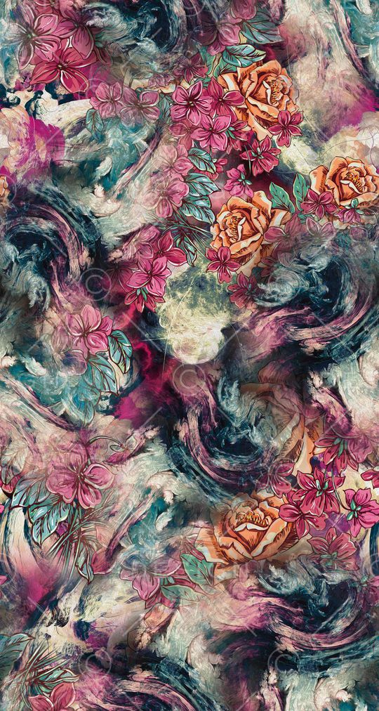 抽象印花华亿平台图片