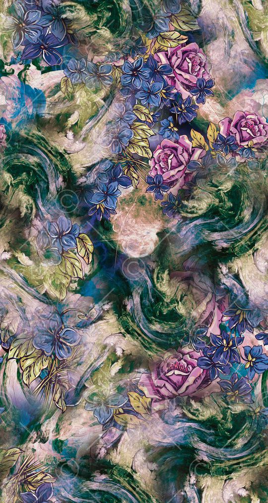 抽象印花华亿平台图片