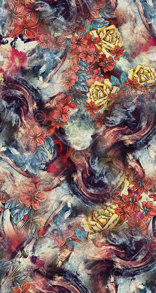 抽象印花华亿平台图片