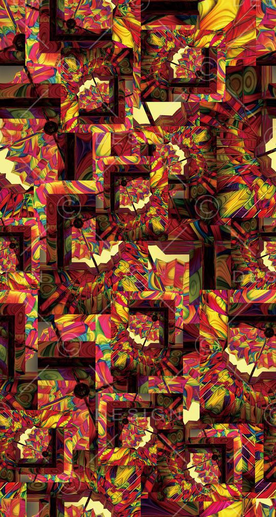 抽象印花华亿平台图片