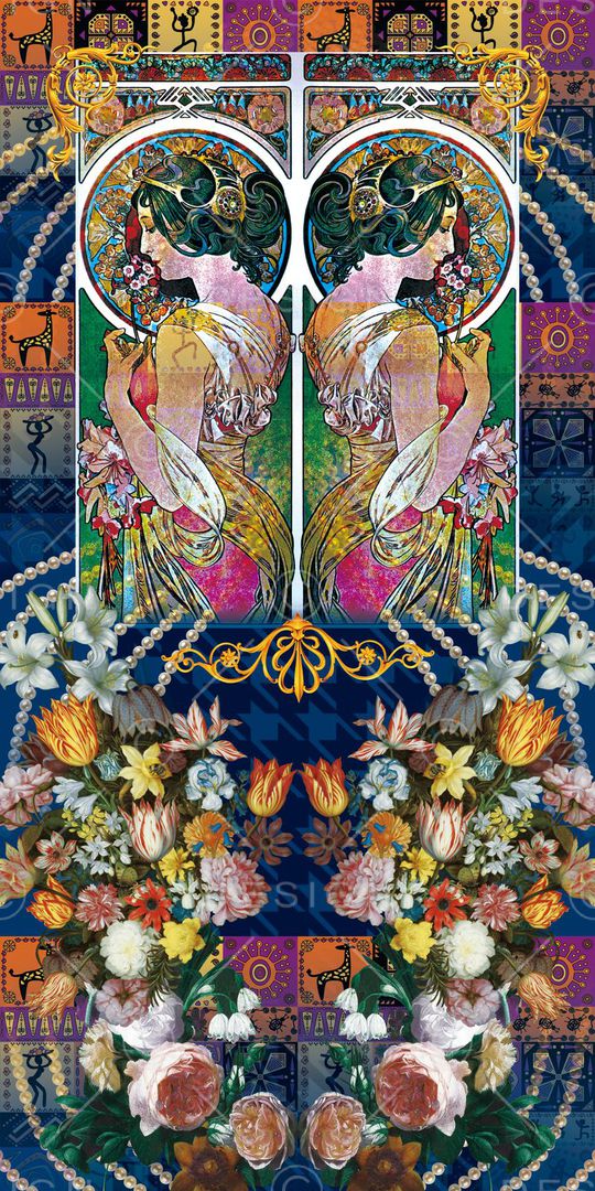 插画印花华亿平台图片