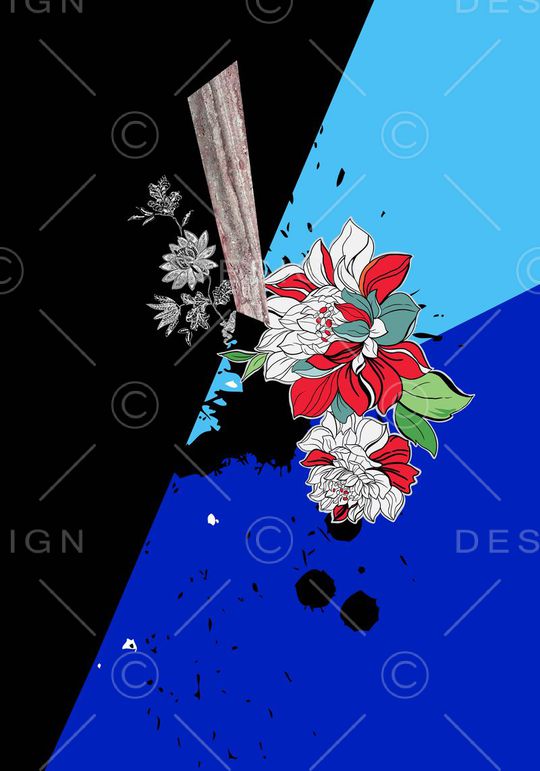 几何印花华亿平台图片