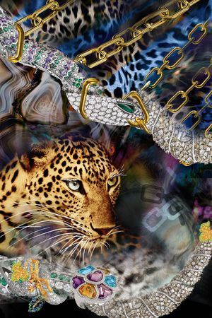 部落风格印花华亿平台图片