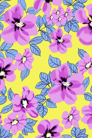 朵朵花印花华亿平台图片