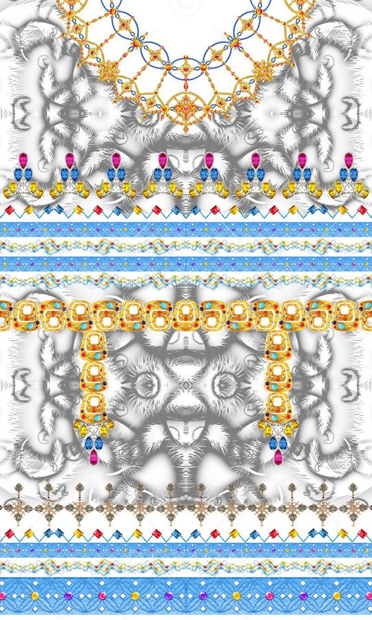 销碎珠宝印花华亿平台图片