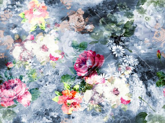 抽象印花华亿平台图片