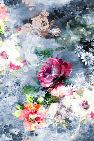 抽象印花华亿平台图片