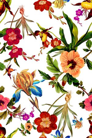 手绘印花华亿平台图片