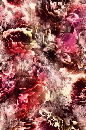 抽象印花华亿平台图片