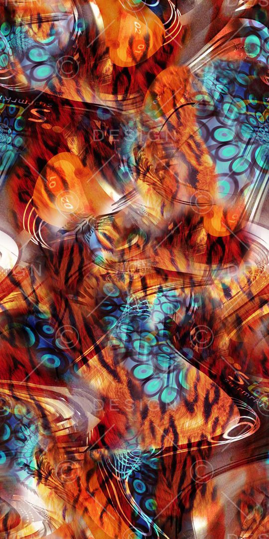 抽象印花华亿平台图片