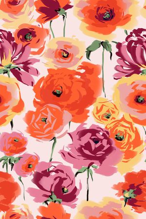 清新印花华亿平台图片