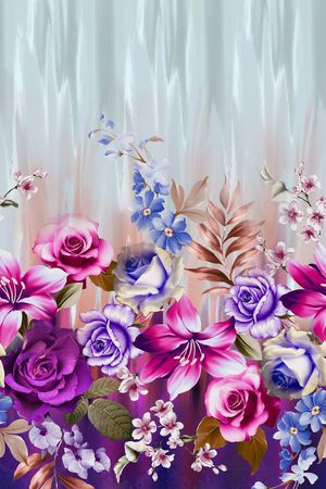 时尚 流行印花华亿平台图片