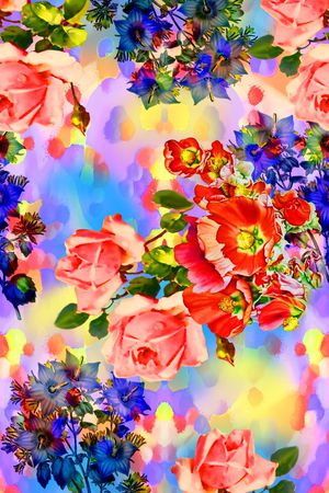 时尚 流行 新潮印花华亿平台图片