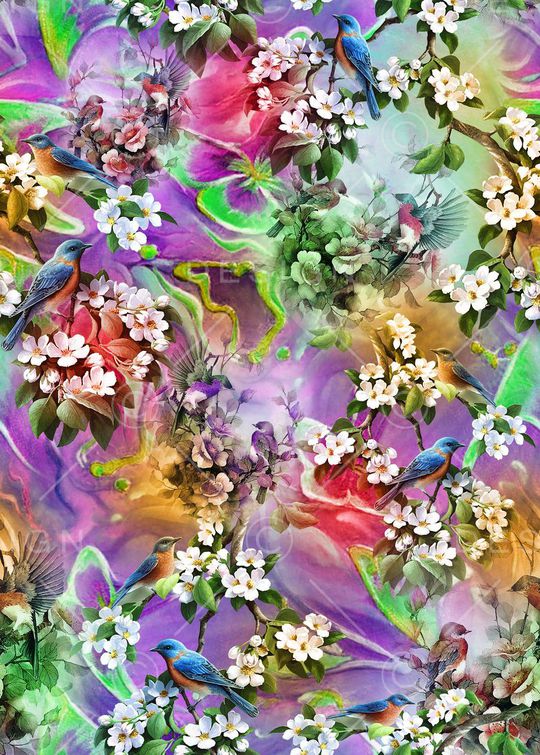 抽象印花华亿平台图片