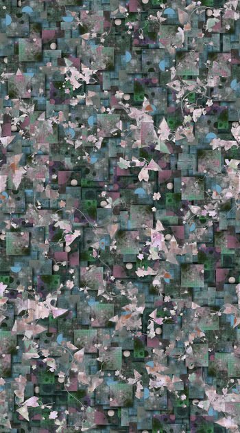 418932-几何堆积 叠加 树叶 机理 服装 