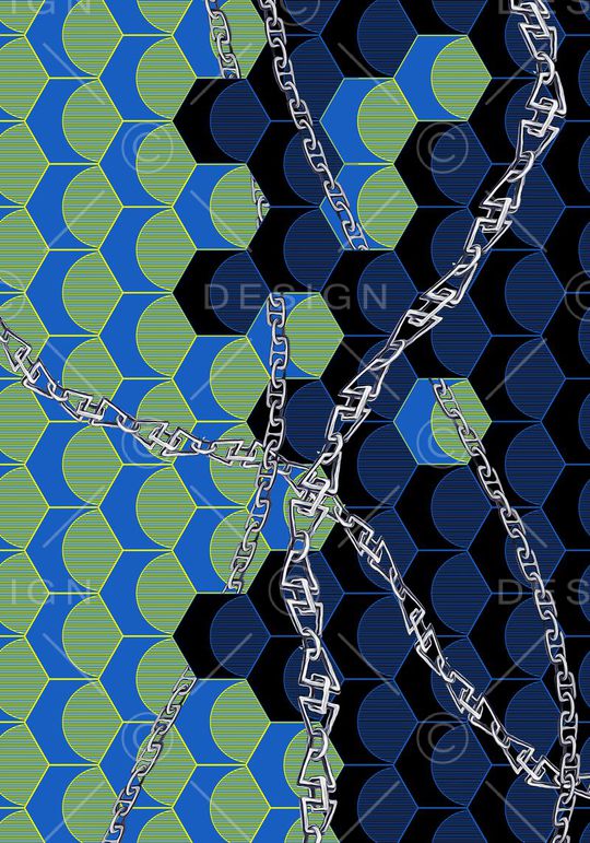 抽象印花华亿平台图片