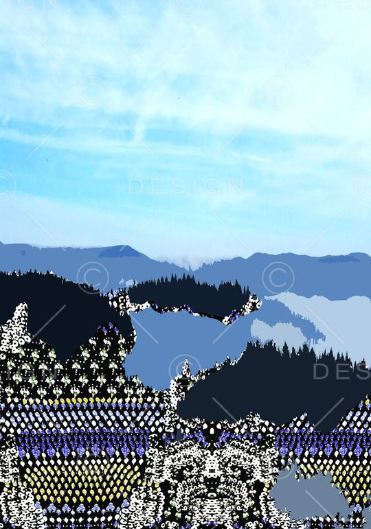 风景印花华亿平台图片