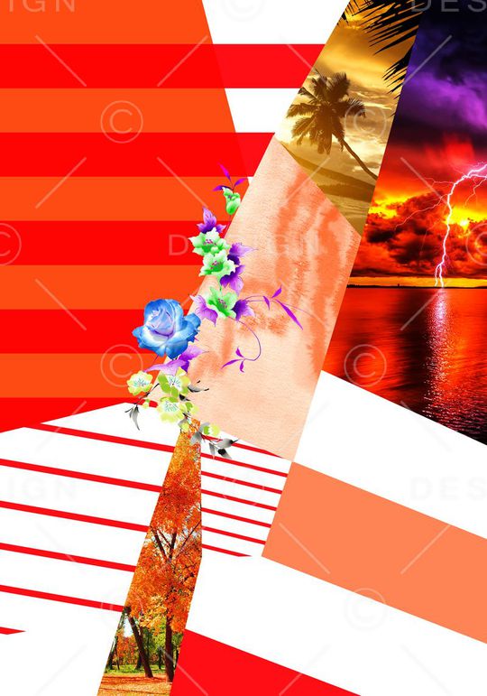 几何印花华亿平台图片