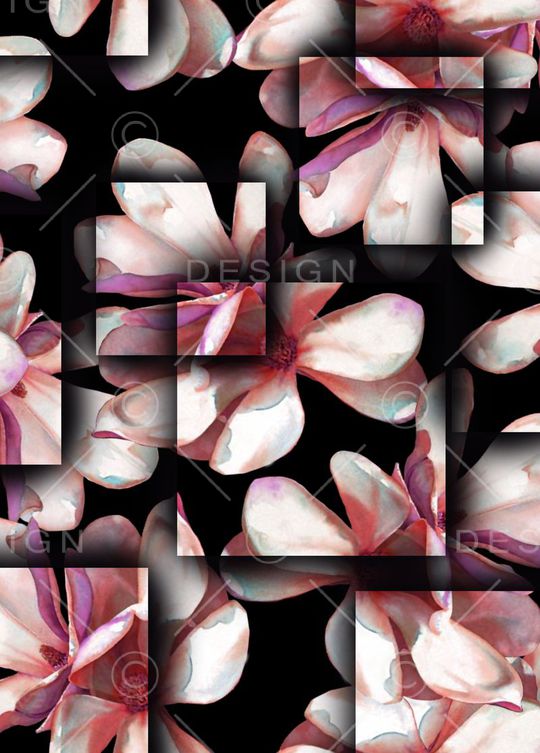 纯黑底印花华亿平台图片