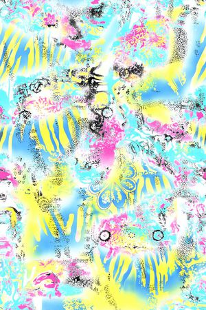 虎皮豹纹印花华亿平台图片